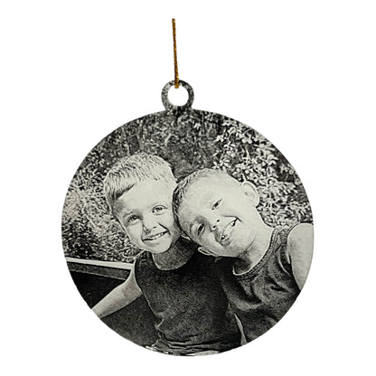 Custom Photo Etched on Acrylic Ornamnet