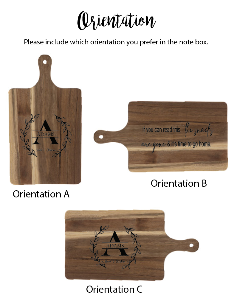 Slender Rectangle Cutting Board – 313 Promotions